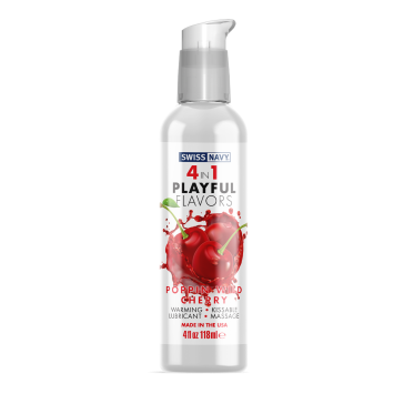 4 in 1 - Playful Flavors - Poppin Wild Cherry 118 mL