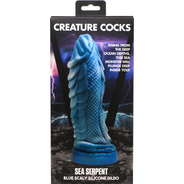 Creature Cocks - Sea Serpent Scaly Silicone Dildo 