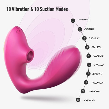 Dual-Stimulation Suction Vibrator