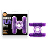 Double Play - Anillo Vibrador Doble Morado 