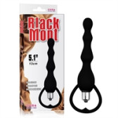 Black Mont Tail Power Beads - Estimulador Anal Con Vibracion