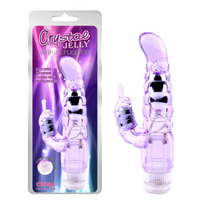 Vibrador Crystal Jelly My Dual Pleasure - Morado 