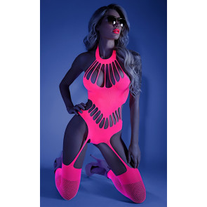 Glow - No Promises Footless Teddy Bodystocking