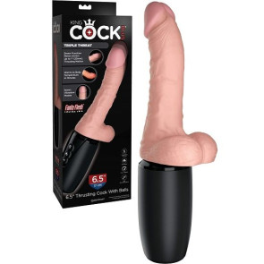 King Cock Plus - 6.5" Thrusting Cock with Balls