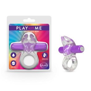 Play with Me - Bull Vibrating C-Ring - Purple