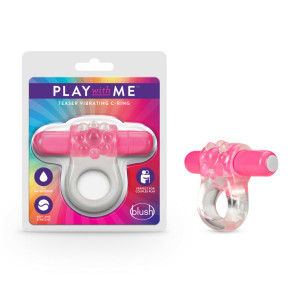 Play with Me - Delight Vibrating C-Ring - Pink