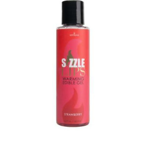 Sizzle Lips Warming Edible Gel 4.2oz - Strawberry