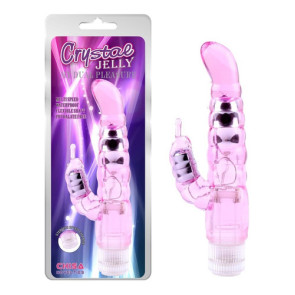 Vibrador Crystal Jelly My Dual Pleasure - Pink