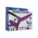 Stardust Double Dickin Silicone Double Dildo Strap-On - Purple