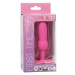 First Time Vibrating Beaded Silicone Rechargeable Probe - Pink