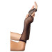 Leg Avenue Triangle Net Fingerless Gloves - O/S - Black