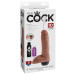 King Cock 8'' Squirting Cock With Balls