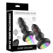 Remote control LED lighting thrusting butt plug bump orgasm