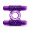 Double Play - Anillo Vibrador Doble Morado 
