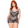 Leg Avenue - Rhinestone Lace Dress and G-String