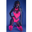 Glow - No Promises Footless Teddy Bodystocking