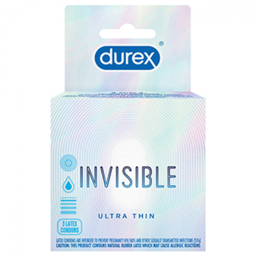 DUREX INVISIBLE 3 PACK