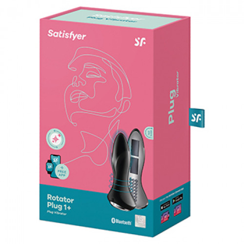 Satisfyer Rotator Plug 1+ Black