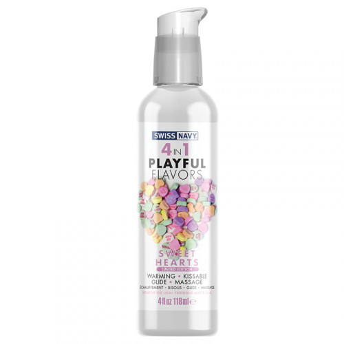 Swiss Navy 4 In 1 Playful Flavors-Sweet Hearts