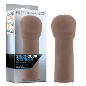3 INCH COCK XTENDER BROWN